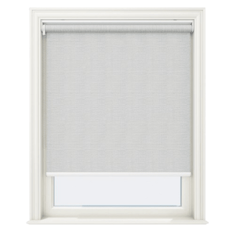Lunara Mirage Grey Blackout No Drill Roller Blinds - Zen Blinds