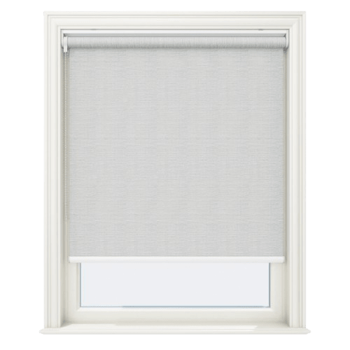 Lunara Mirage Grey Blackout No Drill Roller Blinds - Zen Blinds