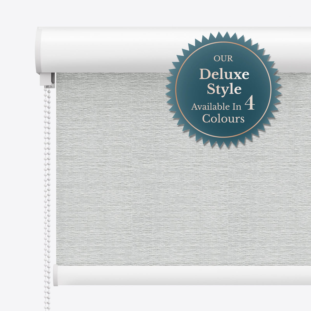 Lunara Mirage Grey Blackout Roller Blinds - Zen Blinds