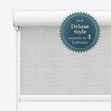 Lunara Mirage Grey Blackout Roller Blinds - Zen Blinds