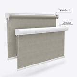 Lunara Steeple Grey Blackout Roller Blinds - Zen Blinds