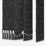 Maison Charcoal Vertical Blinds - Zen Shades