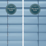 Matte Pastel Blue Venetian Blinds - Zen Shades