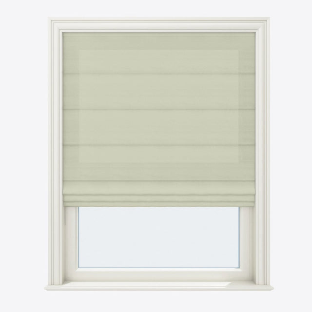 Mezzo Wishful Green Roman Blinds - Zen Shades