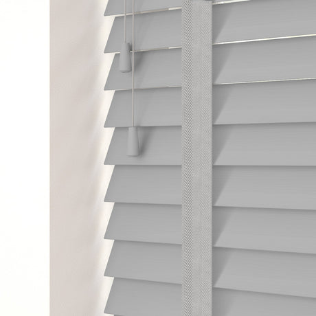 Mission Fine Grain Faux Wood Blinds With Tapes - Zen Shades