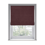 Ortega Cranberry Roman Blinds - Zen Shades
