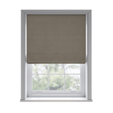Ortega Hessian Roman Blinds - Zen Shades