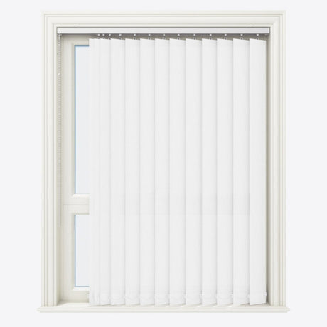 Pacific Brilliant White Vertical Blinds - Zen Shades
