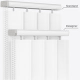 Pacific Brilliant White Vertical Blinds - Zen Shades