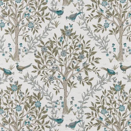 Pavo Teal Roman Blinds - Zen Shades