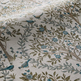 Pavo Teal Roman Blinds - Zen Shades