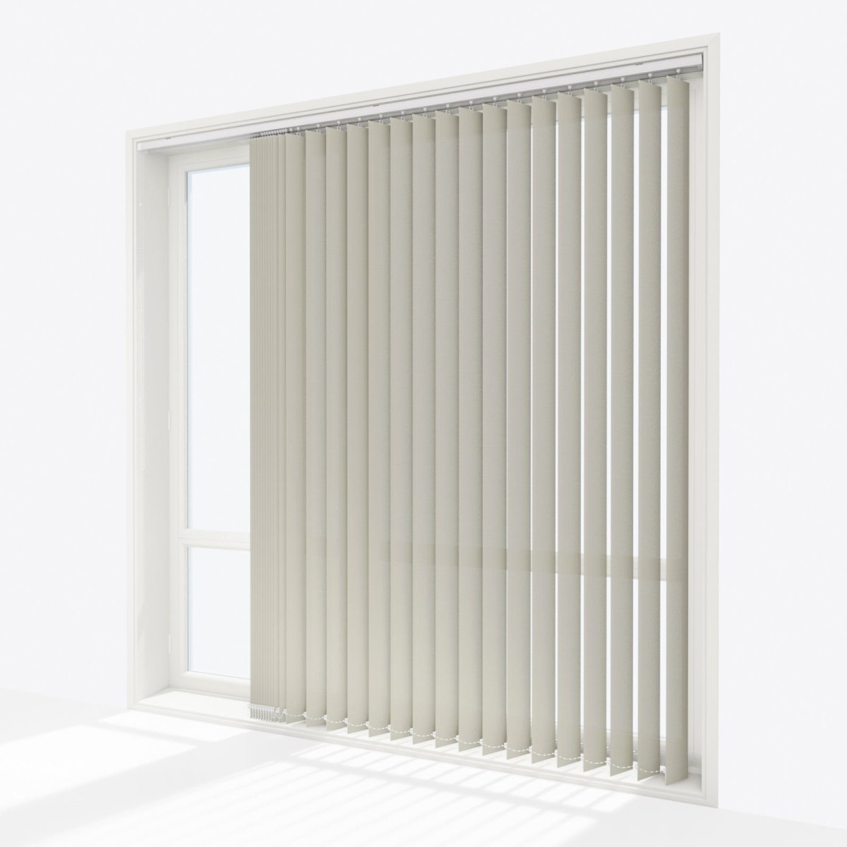 Pencil Stripe Agate Gray Vertical Blinds Replacement Slats - Zen Shades