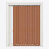 Pencil Stripe Bran Vertical Blinds - Zen Shades