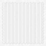 Pencil Stripe Brilliant White Vertical Blinds - Zen Shades