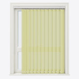 Pencil Stripe Celery Green Vertical Blinds Replacement Slats - Zen Shades