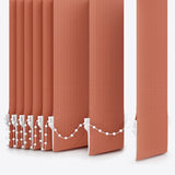 Pencil Stripe Langoustino Vertical Blinds - Zen Shades