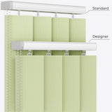 Pencil Stripe Margarita Vertical Blinds - Zen Shades