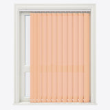 Pencil Stripe Peach Vertical Blinds Replacement Slats - Zen Shades