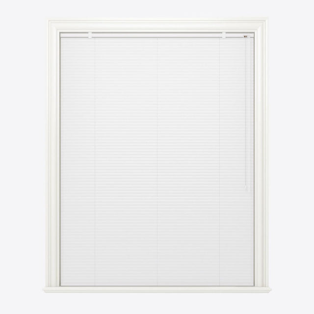 Perforated White Venetian Blinds - Zen Shades