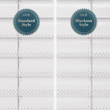 Perforated White Venetian Blinds - Zen Shades