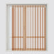 Stripe Autumnal Day & Night Vertical Sheer 40cm