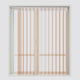Stripe Peach Nougat Day & Night Vertical Sheer 40cm
