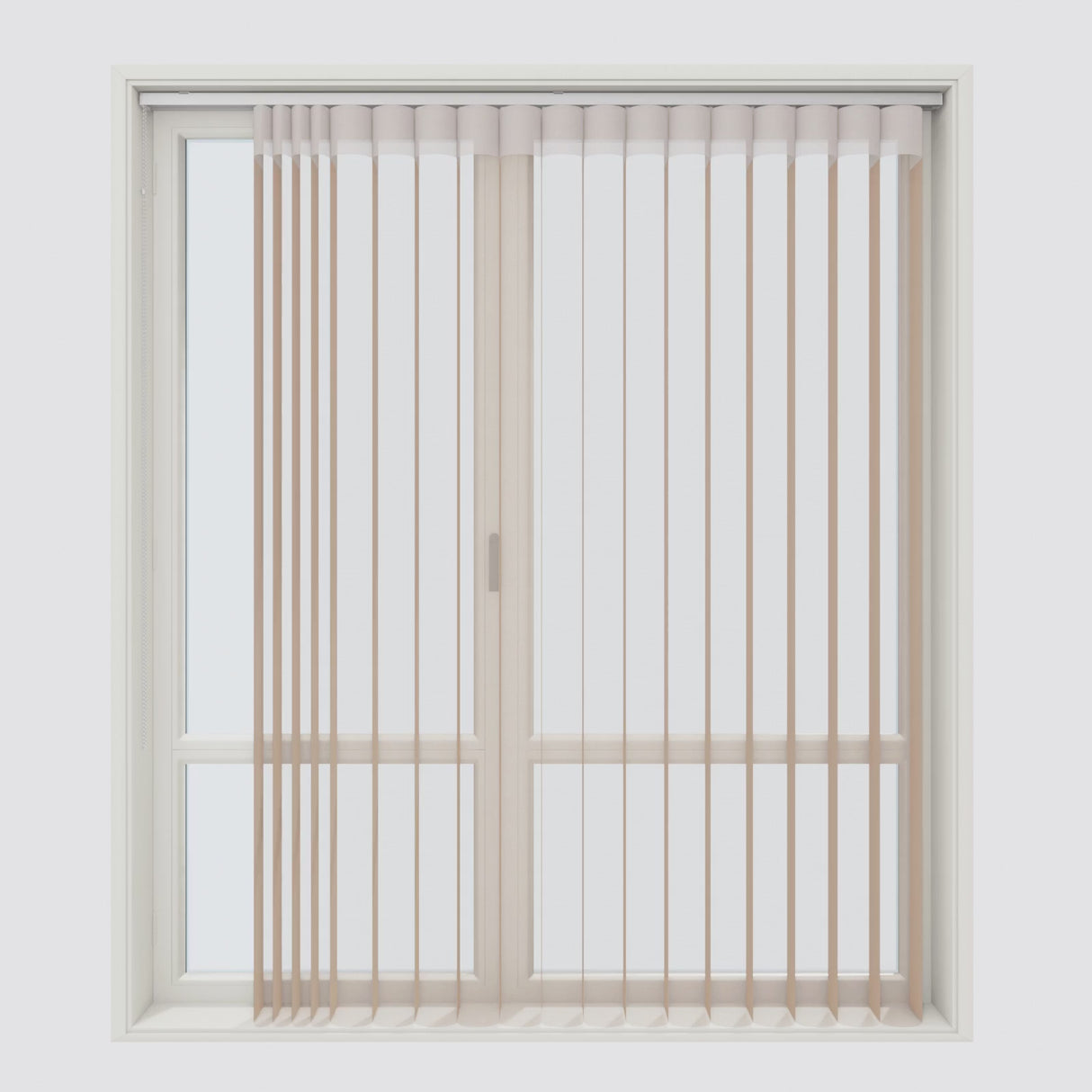 Supreme Travertine Day & Night Vertical Sheer 33cm