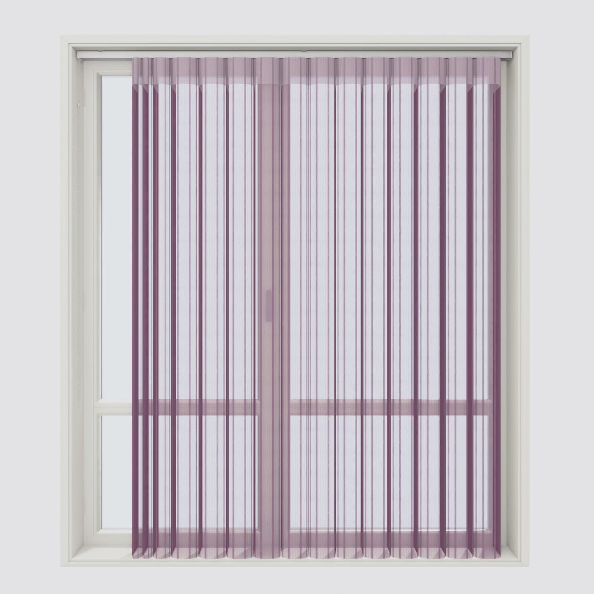 Stripe Winter Bloom Day & Night Vertical Sheer 40cm