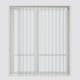 Stripe Brilliant White Day & Night Vertical Sheer 40cm