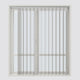 Stripe Stone Grey Day & Night Vertical Sheer 40cm