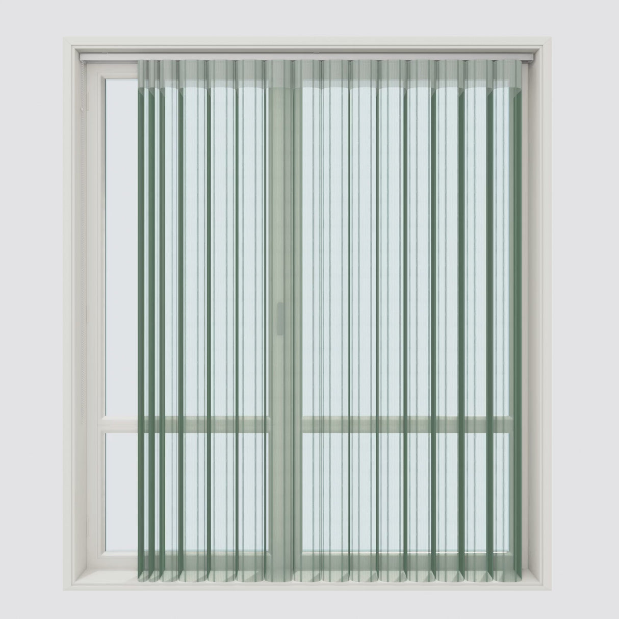 Stripe Refreshing Green Day & Night Vertical Sheer 40cm