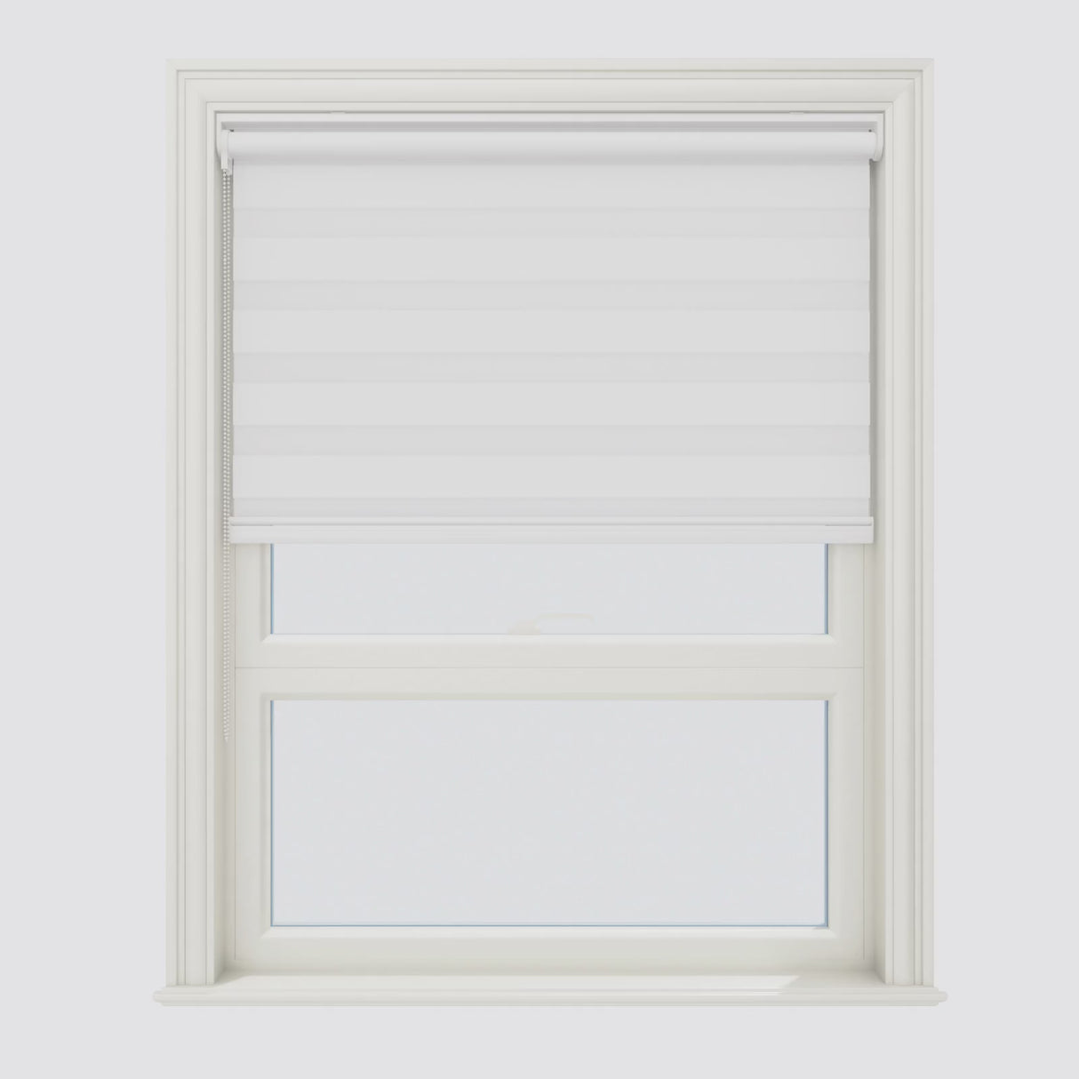 Bliss Porcelain White Day & Night Blinds