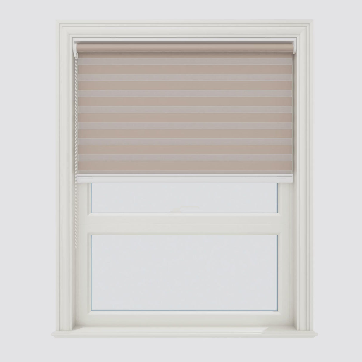 Blackout Delicacy Taupe Grey Day & Night Blinds