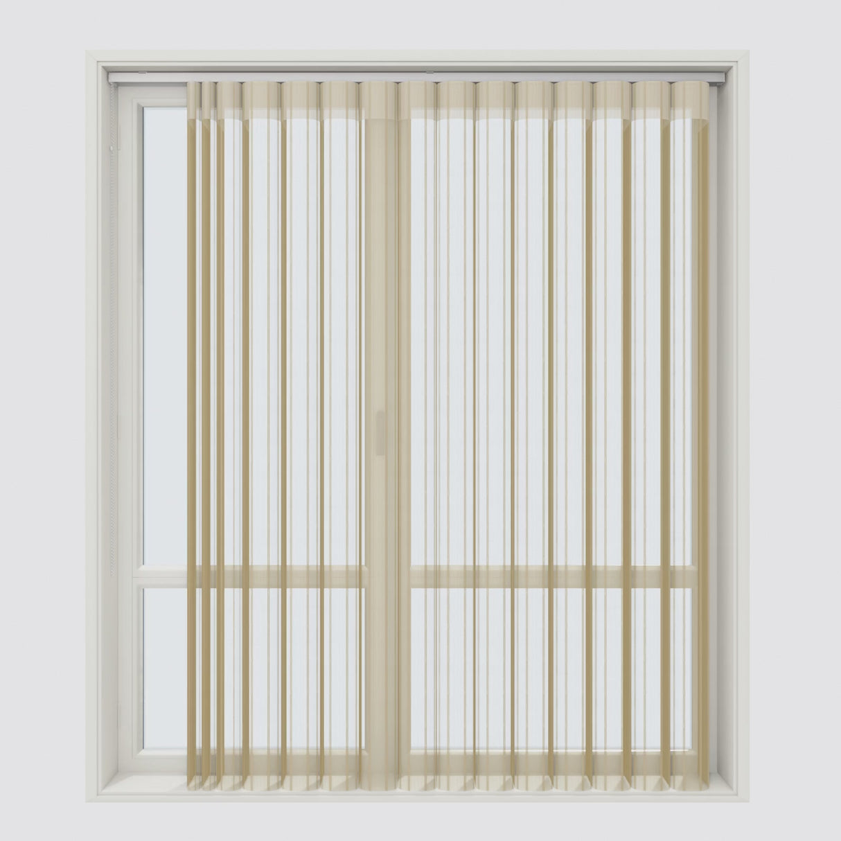 Stripe Moonstone Day & Night Vertical Sheer 40cm
