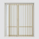 Stripe Moonstone Day & Night Vertical Sheer 40cm