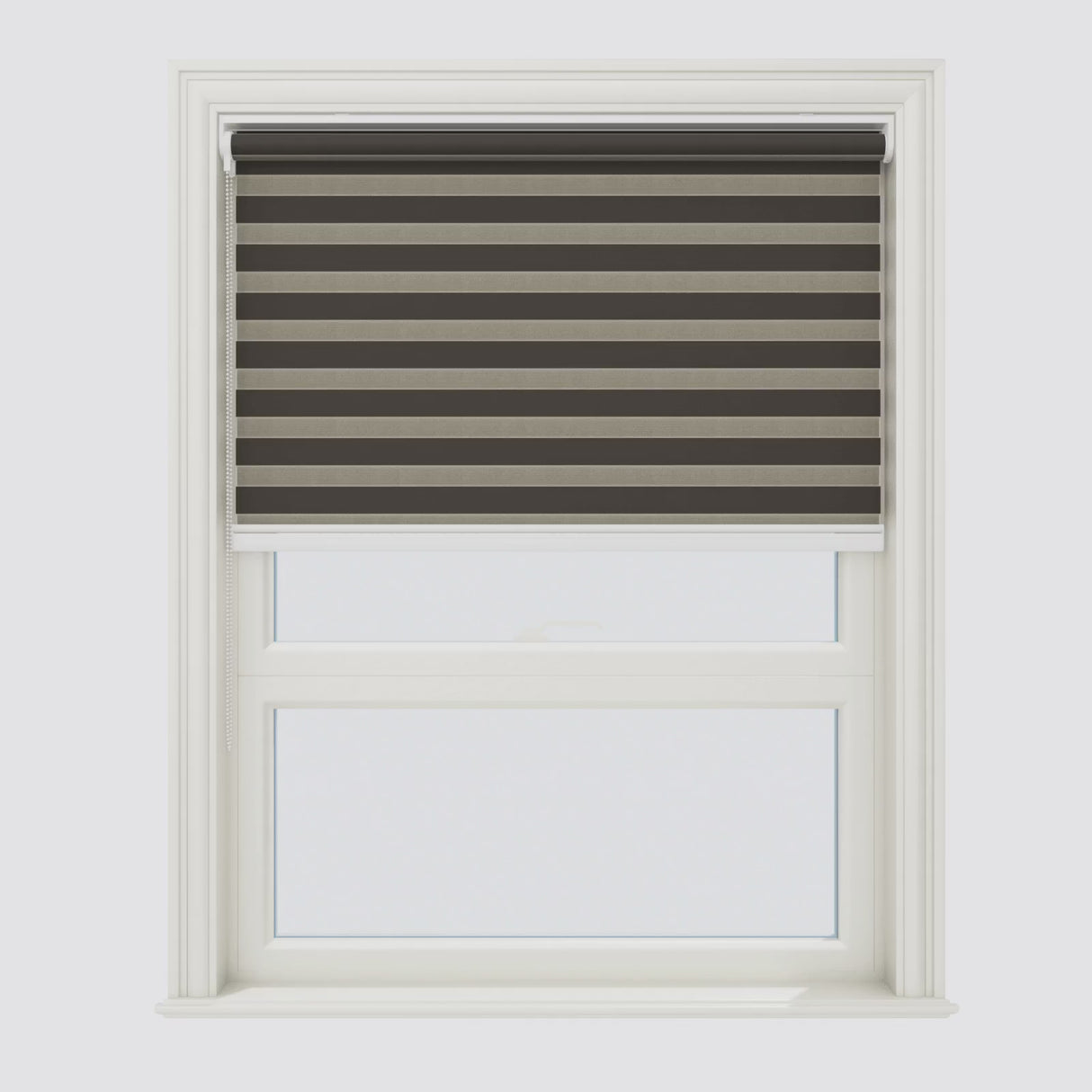 Blackout Delicacy Dark Brown Day & Night Blinds
