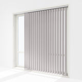 Pristine Dove Blackout Vertical Blinds - Zen Shades