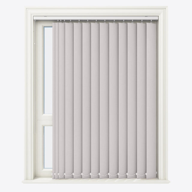 Pristine Dove Blackout Vertical Blinds - Zen Shades