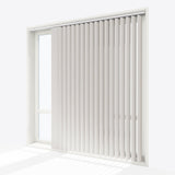 Ramina Grey Blackout PVC Vertical Blinds - Zen Shades