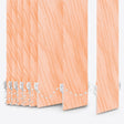 Ray Caramel Cream Vertical Blinds Replacement Slats - Zen Shades