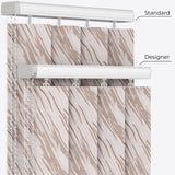 Ray Feather Grey Vertical Blinds - Zen Shades