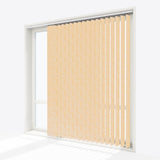 Ray Macadamia Beige Vertical Blinds - Zen Shades