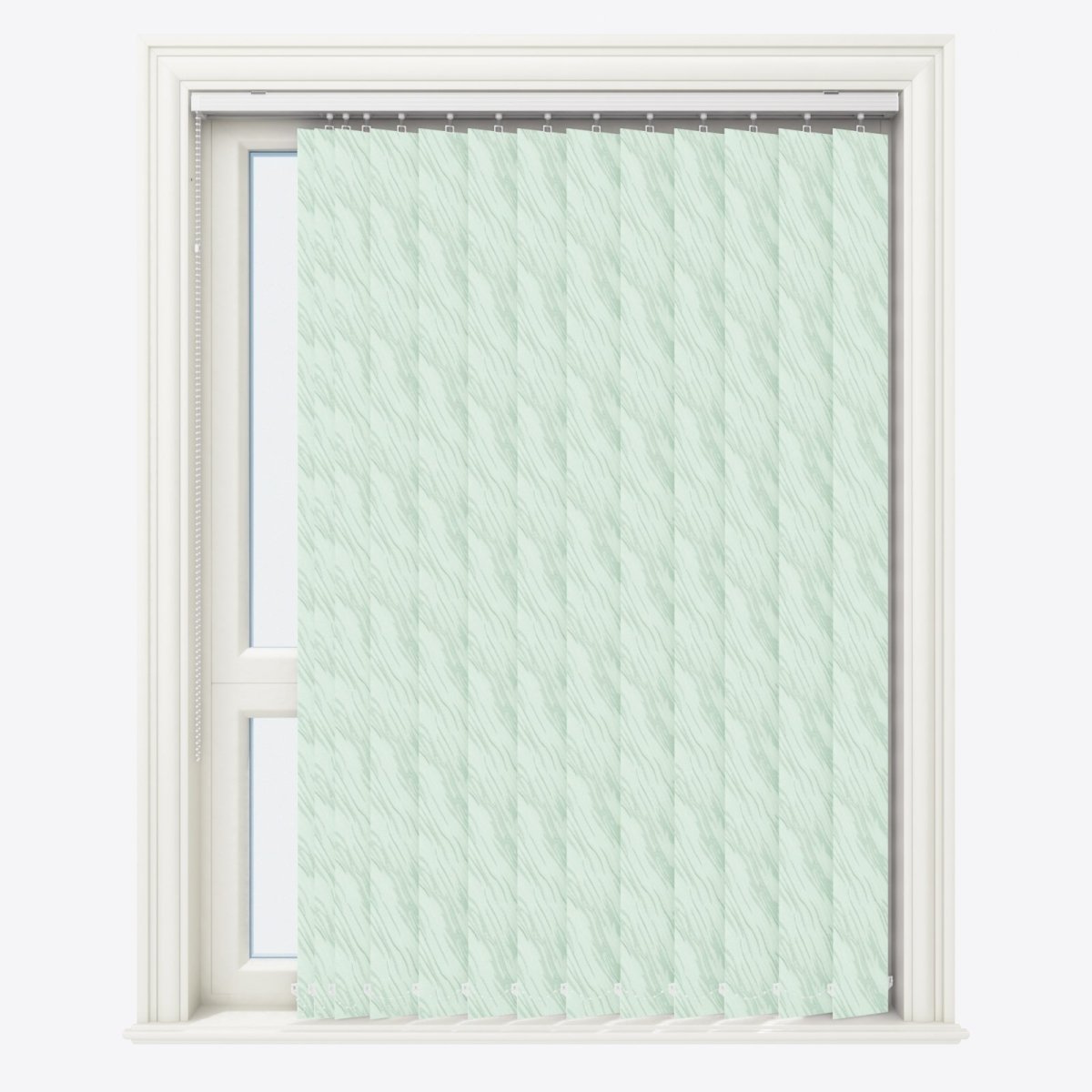 Ray Pallid Green Vertical Blinds - Zen Shades