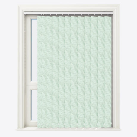Ray Pallid Green Vertical Blinds - Zen Shades