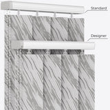 Ray Quiet Grey Vertical Blinds - Zen Shades