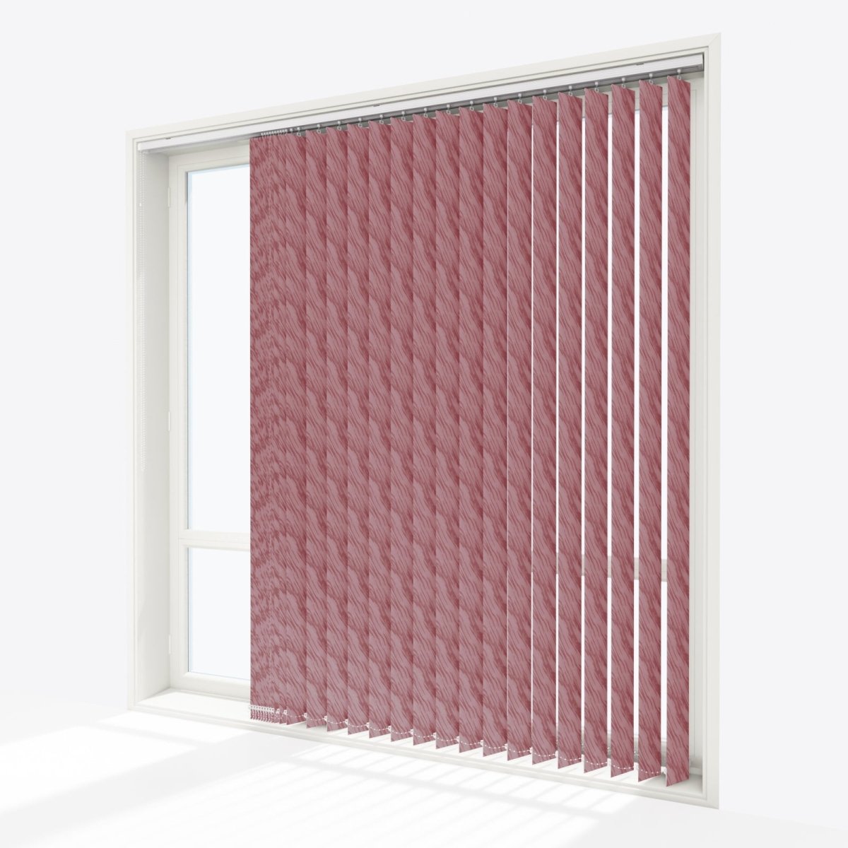 Ray Slate Rose Vertical Blinds Replacement Slats - Zen Shades