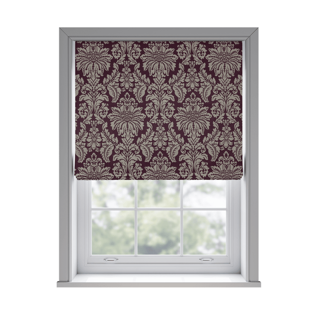 Riva Berry Roman Blinds - Zen Shades