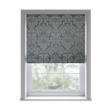 Riva Graphite Roman Blinds - Zen Shades