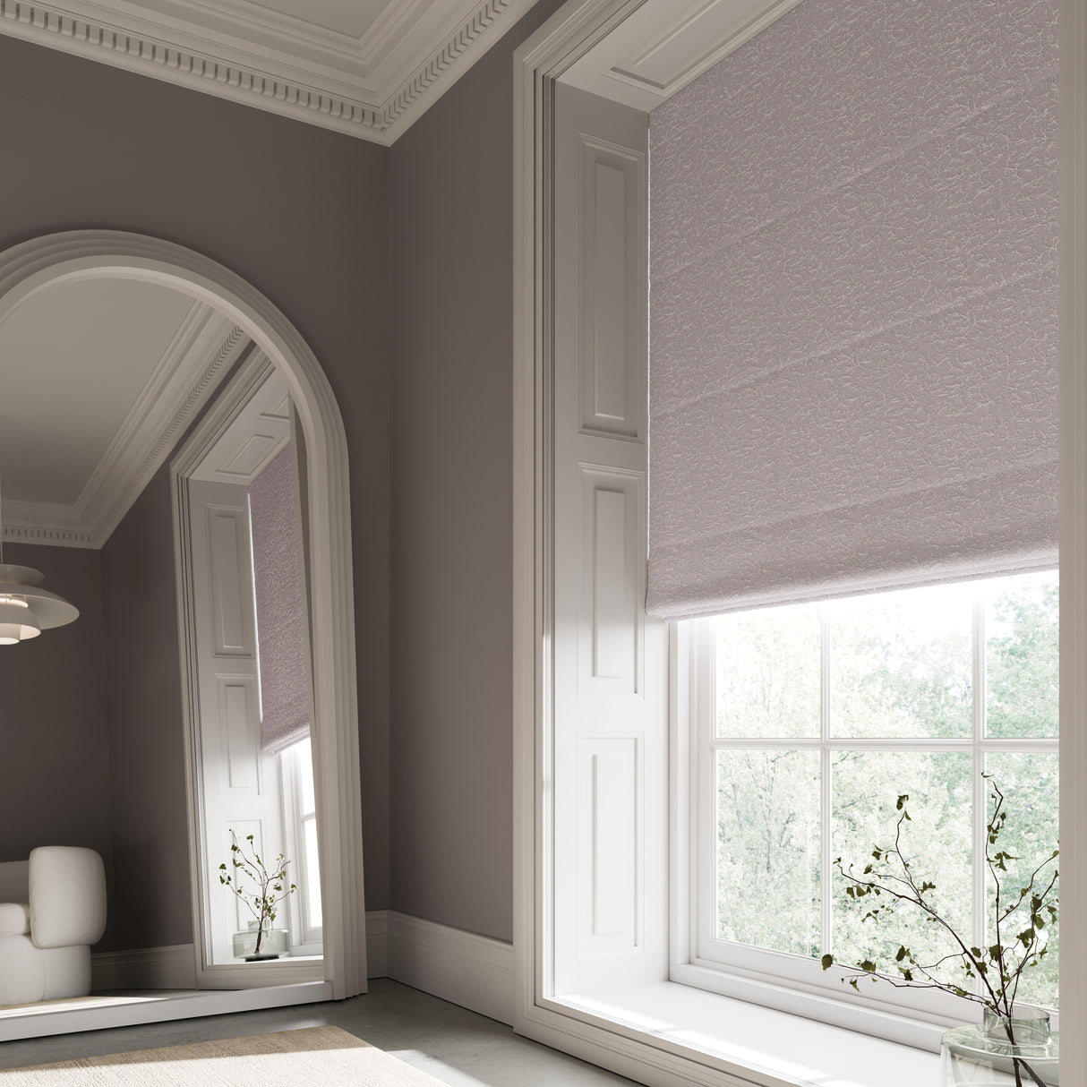 Sculpt Heather Curtains - Zen Shades