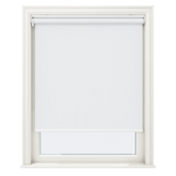 Serena Ice White Blackout No Drill Roller Blinds - Zen Blinds